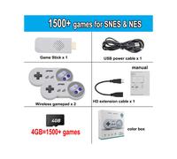 (1500 games with box) SF900 Classic Retro Video Game Console 4700 Games 16 Bit Mini Consola Wireless 4K HD TV Game Stick for Super Nintendo SNES NES
