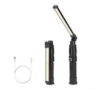 1500 Lumens Rechargeable LED Work Light with 360 Adjustable Folding Head Digital Display and Hands-Free Magnetic Mount for Technical Tasks