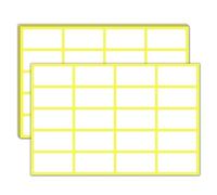 1500 Pack, 40 x 20 mm, White Labels Stickers Sticky Labels
