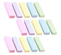 1500 Pastel Sticky Notes (75x20mm) - Colourful Removable Adhesive Memo Pads in Blue, Pink, Green, Yellow, Purple | Set of 15 Pads (100 Sheets Each) | Office, Home & School Use
