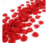 1500 Pcs Artificial Rose Petals Red,Artificial Flowers Petals,Silk Flower Petals for Valentine's Day Decorations,Galentines Decor,Romantic Anniversary,Wedding Table Scatter Heart Confetti for Proposal