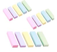 1500 Pcs Sticky Notes, Small Post It Notes, 5 Pastel Removable Adhesive Memo Strips in (Blue, Pink, Green, Yellow, Purple), Set of 15 Pads (100 Sheets Each) for Office, Home and School