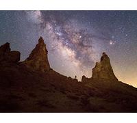 1500 Piece Challenge Jigsaw Puzzle for Adults And Kids Age 14 Years Up - Lonely loneliness starry sky 87x57cm