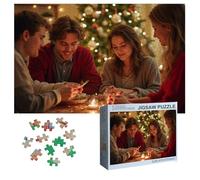 1500-piece custom puzzle, personalized puzzles as unique gifts for friends, mothers, fathers, Christmas, Thanksgiving, holidays, birthdays, and weddings.