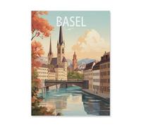 1500 Piece Jigsaw Puzzle for Adults，Basel Switzerland，Paper Puzzle for Adults Teens Educational Toys Gifts57x87cm-T5