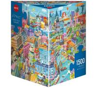 1500 Piece Jigsaw Puzzle - Good Old Europe (Puzzle + Poster)