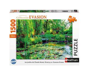 1500 Piece Jigsaw Puzzle Nathan, Claude Monet: Giverny (84x60cm)