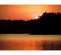 1500 Piece Jigsaw Puzzles Family Activity Jigsaw Puzzles Educational Games - Lake sunset dusk 87x57cm