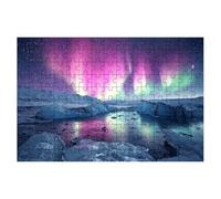 1500 Piece Jigsaw Puzzles for Adults, Aurora Jigsaw Puzzles for Adults 1500, Landscape Jigsaws Educational Game, Challenging Puzzle Games for The Whole, Wooden Puzzle for Decor Gifts for Women -2151