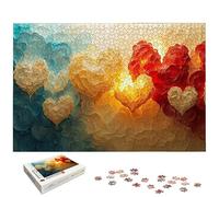 1500 Piece Jigsaw Puzzles for Adults, Color Jigsaw Puzzles for Adults 1500, Valentine's Day Jigsaws for Family Educational Games, Wooden Puzzle with Gift Box, Unique Gifts for Women, Home Decor, -5328