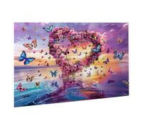 1500 Piece Jigsaw Puzzles for Adults Educational Game Jigsaw Puzzle,Jigsaw Puzzles for Adults 1500 Love Flower,Challenging/Brainteasing Adult Jigsaws,Suitable Relaxation,Creativity,Gifts Giving K0F198