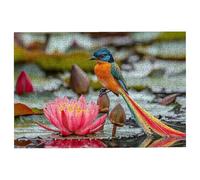 1500 Piece Jigsaw Puzzles for Adults, Lotus Jigsaw Puzzles for Adults 1500 Piece, Classic Puzzle Challenging Game for the Whole Families, Suitable for Decompression, Gifts, Decor, Theme: (Bird), -1839