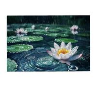 1500 Piece Jigsaw Puzzles for Adults, Lotus Jigsaw Puzzles for Adults 1500 Piece, Plant Puzzle Challenging Game for the Whole Families, Classic Wooden Jigsaws Suitable for Home Decoration, Gifts -2979