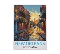 1500 Piece Jigsaw Puzzles for Adults，New Orleans Louisiana，Classic Puzzle Difficult Puzzle Fun Creative DIY Toys Gifts for Girls and Boys, Family Games（57x87cm）-FK48