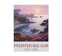 1500 Piece Jigsaw Puzzles for Adults，Pfeiffer Big Sur State Park，Classic Puzzle Difficult Puzzle Fun Creative DIY Toys Gifts for Girls and Boys, Family Games（57x87cm）-EF47