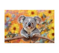 1500 Piece Jigsaw Puzzles for Adults, Sloth Jigsaw Puzzles for Adults 1500, Flower Jigsaws Educational Game, Challenging Puzzle Games for The Whole, Wooden Puzzle for Home Decor, Gifts for Women -2097