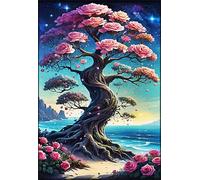 1500 Piece Jigsaw Puzzles for Adults Tree of Life Puzzle Fun Challenges Perfect for Relaxation Letter Printed on Back Interlock Perfectly No Dust for Men Women Elders Seniors 34.3 x 22.4 inch