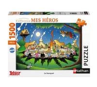 1500-piece Nathan Asterix puzzle, The Banquet (80x60cm)