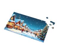 1500 Piece Puzzle Christmas Market In Winter Wonderland Picture Puzzle Jigsaw Puzzles 1000 Pieces Puzzles For Adults 500(1000PCS)