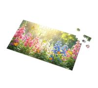 1500 Piece Puzzle Colorful Garden With Butterflies And Flowers Picture Puzzle Kids Toys For Girls Games For Kids 8-12(1000PCS)