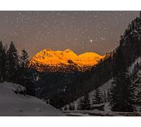1500 Piece Puzzle Educational Games Home Decoration Puzzle. - Mountains peaks snow 87x57cm