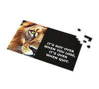 1500 Piece Puzzle Never Quit: The Lion'S Message Of Perseverance Picture Puzzle Kids Toys For Girls Games For Kids 8-12(500PCS)