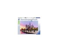 1500-piece Puzzle - RAVENSBURGER - Picturesque Notre Dame - Landscape and Nature - 2-Year Warranty