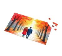 1500 Piece Puzzle Romantic Walk In Autumn Picture Puzzle 500 Piece Puzzles For Adults Clearance Toys For Ag(1000PCS)