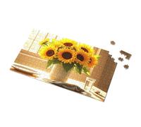 1500 Piece Puzzle Sunflower Bouquet And Seafood On The Table Picture Puzzle Toddler Toys Puzzles For Kids Ages 4-6(1000PCS)