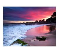 1500 Pieces Jigsaw Puzzles - Family Puzzle Game Gifts-Beach,sea,foam 87x57cm