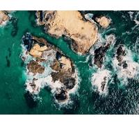 1500 Pieces Jigsaw Puzzles for Adults DIY Puzzle Toys - Island view from above ocean 87x57cm