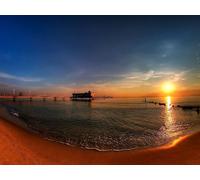1500 Pieces Jigsaws Puzzles for Adults Gifts - Panorama pier coast 87x57cm