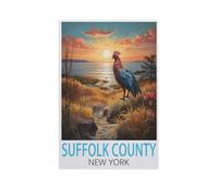 1500 Pieces Landscape Puzzles DIY，Suffolk County New York，Jigsaw Creativity Toys for Kids Adults（57x87cm）-FR34