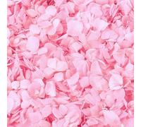 1500+ Real Dried Lvory White Hydrangea Petals - 0.88 oz Preserved Natural Flower Petals for Wedding Decor, Flower Girl, Party Confetti, Dinner Table Centerpieces, Handcrafts (Pink 1.06oz)