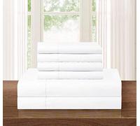 1500 Series ULTRA SILKY SOFT LUXURY 4 pc Sheet set, Deep Pocket Up to 16" - Wrinkle Resistant and Colors, Full White