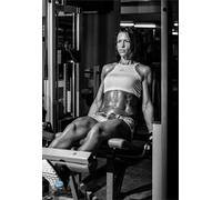 1500 Stück Puzzle - Woman Fitness Posters - Black Art White Puzzle - Memory-Spie For Adults - Spielzeug Zum Stressabbau Für Die Ganze Familie - Gys Decor Gifts - 57x87cm
