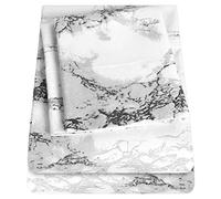 1500 Supreme Collection Extra Soft Marble Print 4-Piece Sheet Set- Luxury Bed Sheets Set with Deep Pocket Wrinkle Free Bedding, Queen Size
