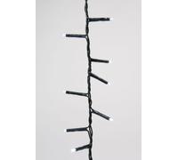 1500 Ultra-Bright Cool White LED Outdoor Fairy String Twinkle Compact Lights (green cable) White