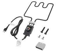 1500 Watt Heating Element Compatible with Masterbuilt Electric Smoker and Grill, Heating Element with Adjustable Thermostat Cord Controller for Masterbuilt Smokers & Turkey Fryers