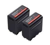 15000mAh NP-F980 F960 F970 NPF980，Compatible For Canon，battery With USB Charging Output, Suitable For CCD-TRV35 TRV940 CCD-RV100 DCR-TR7 Series(2 Pcs Battery)