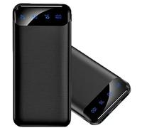 15000mAh Power Bank 120W Max Speed Fast Charger, Slim Portable External Battery Pack with 2 USB Output, LED Light, Universal PD/QC Support for Mobile Phone & Tablets