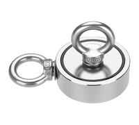 ((1500kg)136mm) 160-1500KG Recovery Fishing Magnet 48-136mm Diameter Salvage Recovery Magnet For Detecting Metal Treasure