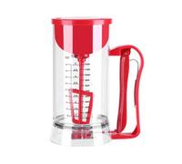 1500ML Electric Batter Dispenser, Cordless Battery Powered Pancake Batter Mixer and Cupcake Batter Separator, Automatic Baking Tool for Kitchen with 6 AA Batteries