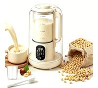 1500ml Nut Milk Maker Machine Automatic Soy Milk Maker for Almond, Oat, Soy Plant-based Milks, Non Dairy Beverages With Delay Start/auto-clea/keep Warm/boil Water