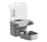 1500ML Pet Water Dispenser Gravity Dog Auto Water Bowl Hanging Feeder (Grey) (Style 3)