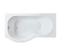 1500mm P shaped showerbath LH
