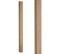 1500mm Plain Square Oak Newel Post (1500mm Full Post)
