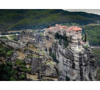 1500pc Cute Premium Jigsaw Puzzle - Every Piece is Unique - Challenging Adult Family Fun Game Greece Monasteries (57x87cm)