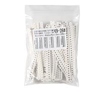 1500pcs 0805 SMD Resistor Kit 60 Values 0805 SMD Capacitor 0-10M Ohm 1/8W 0.125W SMT Chip Resistors Assortment Kit ±1% Tolerance Thick Film
