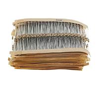 1500Pcs 1/4W 5% Carbon Film Resistor 75 Values Assorted Kit 1 ohm~10M ohm Range IDGTTLDF